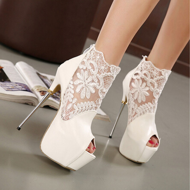 Sexy White High Heels | Tsaa Heel