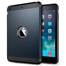 For Apple iPad Mini 1 2 Retina Elegant Cover Hard Hybrid Armor Soft TPC + PC Slim With Original Logo Case For ipad mini1/mini2