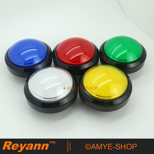 New 5 pcs Lot Classic White 100MM LED Lit Push Button for Arcade Game Machines Pop