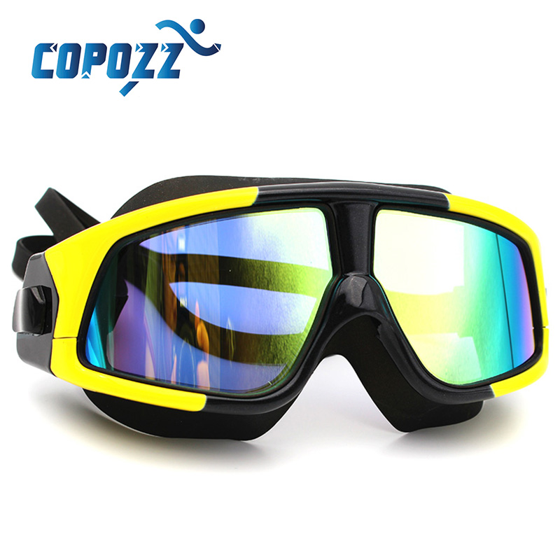 Brand New Professional Swimming Goggles Anti-Fog UV Adjustable Plating  men women Waterproof  silicone glasses adult Eyewear