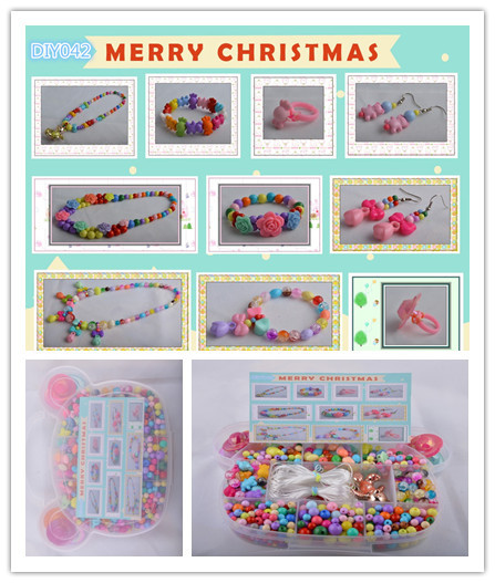 Popular children's jewelry DIY manual 2015 girls birthday gifts for Christmas  DIY042
