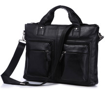 Discount 50% Wholesale 100% Natural cowhide leather Men’s bags Briefcase Laptop Messenger bags shoulder totes men bags man bag
