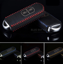 High Quality Key Wallet Car Genuine Leather Key Cover auto parts for Mazda 2 M3 M6 CX-5 CX5 2012 2013 MAZDA cx-7