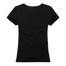 New Arrival Women’s Summer Cotton Solid Blouse Sheer Tops Casual V-neck Short Sleeve Shirts