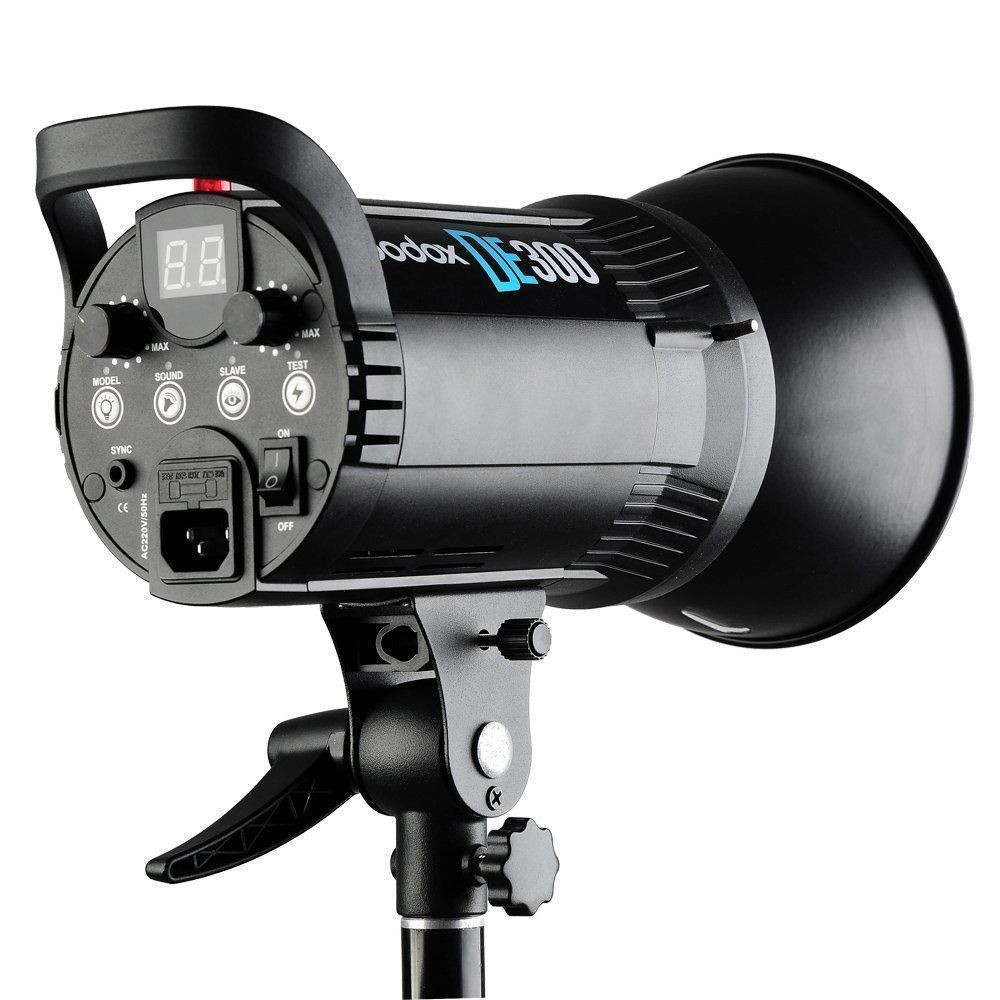 Godox DE300 300W Professional Studio Strobe Flash Lamp GN58 Photography
