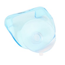 Delicate Shaver Holder Wall mounted Plastic Bathroom Shaver Razor Holder Cupula Shaver Caps Rack Blue