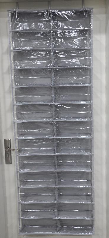 26 pair shoe rack , pocket Hanging Organizer/Rack, Door Storage, Door Space Saver, Door Storage Organizer,Grey