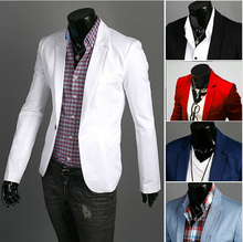 2015 New Arrival Fashion Clothing Wild Single Button terno Blazer Jacket Men’s Casual Slim Fit Suit blazer masculino M-3XL