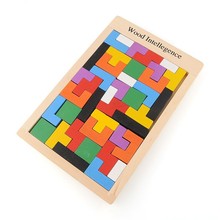 Do00 Colorful Tangram Puzzle Tetris juego del desarrollo educativo del juguete del bebé