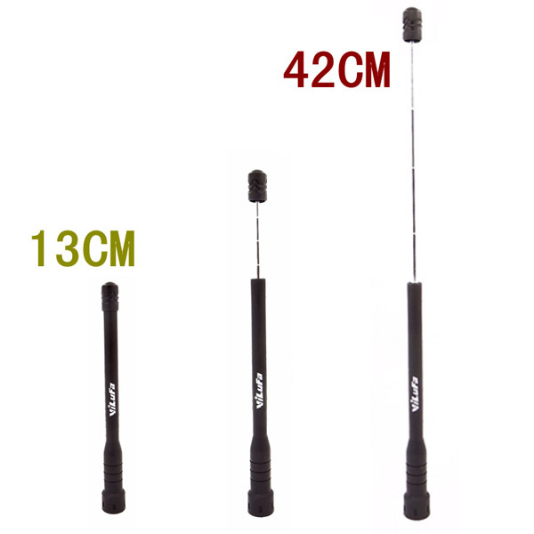 baofeng bf 888s antenna vhf uhf dual band telescopic antenna accessories compatible with walkie talkie uv5r
