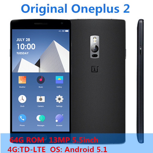 New 100 Original Oneplus Two MSM8994 64Bit Octa Core Mobile Phone Oneplus 2 LTE FDD Cellphone