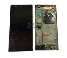 1PC Lot Black Color For Lenovo K900 smartphone LCD Display Touch Screen Digitizer Frame Assembly Free