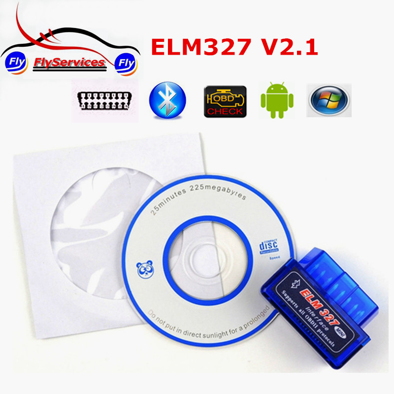 2015   -elm327 Bluetooth V2.1 ELM 327  OBD2 / OBD II -   Android 