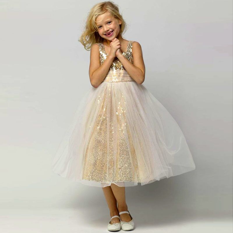 wholesale gold sequin flower girl dresses wholesale gold sequin flower girl dresses