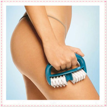 2014 NEW Concave Cell Roller Massage Leg Massager Body Mini Wheel Relax Fat Control Cellulite Wholesale
