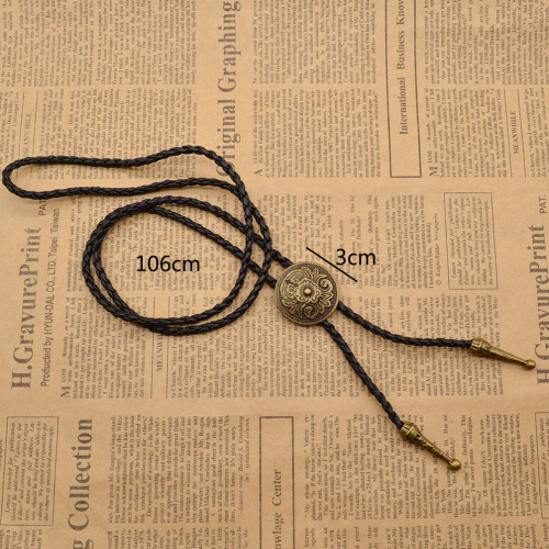 Fashion Indian Shield Tribe Bolo Tie Western Cowboy Bola Tie Dance Rodeo Necktie