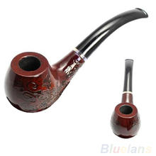New Durable Wooden Enchase Smoking Pipe Tobacco Cigarettes Cigar Pipes Gift
