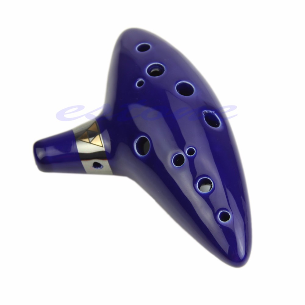 2021 Wholesale 12 Hole Ocarina Ceramic Alto C Legend Of Zelda Ocarina