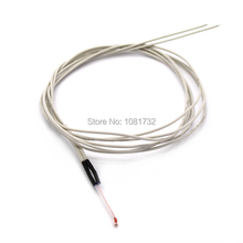 IM 5Pcs lot 100K ohm NTC 3950 Thermistors with cable Temperature Sensor RepRap Extruder for 3D