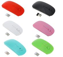 2016 New mini usb optical wireless mouse 2.4g wireless Rceiver USB optical mouse for computer laptop desktop pc 5 candy color