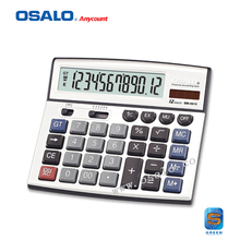 OS-8815 Desktop Financial Calculator Office Calculating 12-Digit Electronic Calculadora Dual Power Solar Big Button Calculadora