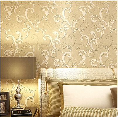 Aliexpress.com: comprar estilo europeo clásico hoja wallpaper ... Decoracion de sala estilo europeo