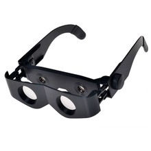 Negro telescopio Jumelles Zoom Portable gafas lupa miopía prismáticos para Look flota senderismo aventura caza