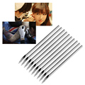 10pcs Surgical Steel Tatto Piercing Needles Medical Tattoo Needles For Navel Nose Lip Ear Piercing 14g