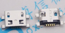 10pcs Micro USB 5pin 0.8 no side Flat mouth without curling side Female Connector For Mobile Phone Mini USB Jack Free shipping