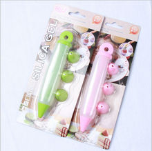 Pastry Icing Piping Bag Nozzle Tips Fondant Cake Silicone Mold Pen New Cake decorating tools Kitchen accessories AU158