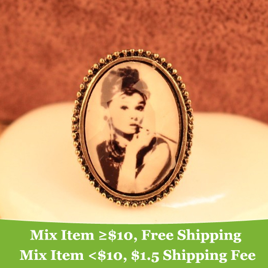 Fashion vintage Monroe Avatar rings jewelry wholesale 2013 cRYSTAL sHOP