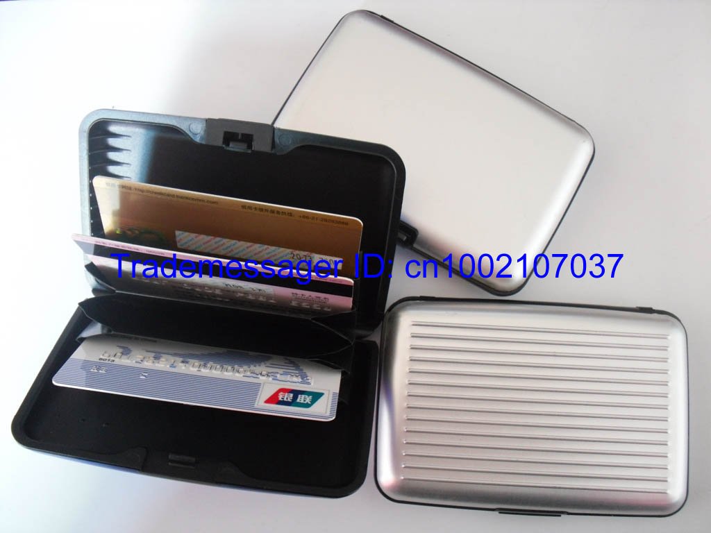 Free DHL Shipping 50pcs Aluminum Wallet (8 colors are available) As Seen On TV Credit Card ...