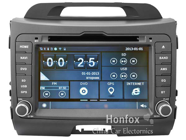 car dvd head unit for kia sportage 2011 2012 with canbus