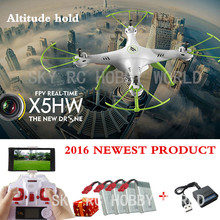 Original SYMA X5HW 4CH 2.4CH Rc Quadcopter Drone Helicopter Wifi Camera Transmission With Altitude High Hold Function
