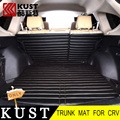 KUST PU Leather Material Trunk Floor Mat For Honda For CRV 2015 Car Protective Trunk Floor