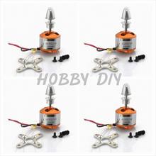 4Pcs A2212 1000KV Brushless Outrunner Motor 13T for DIY RC Aircraft Multirotor Quadcopter Drone FP