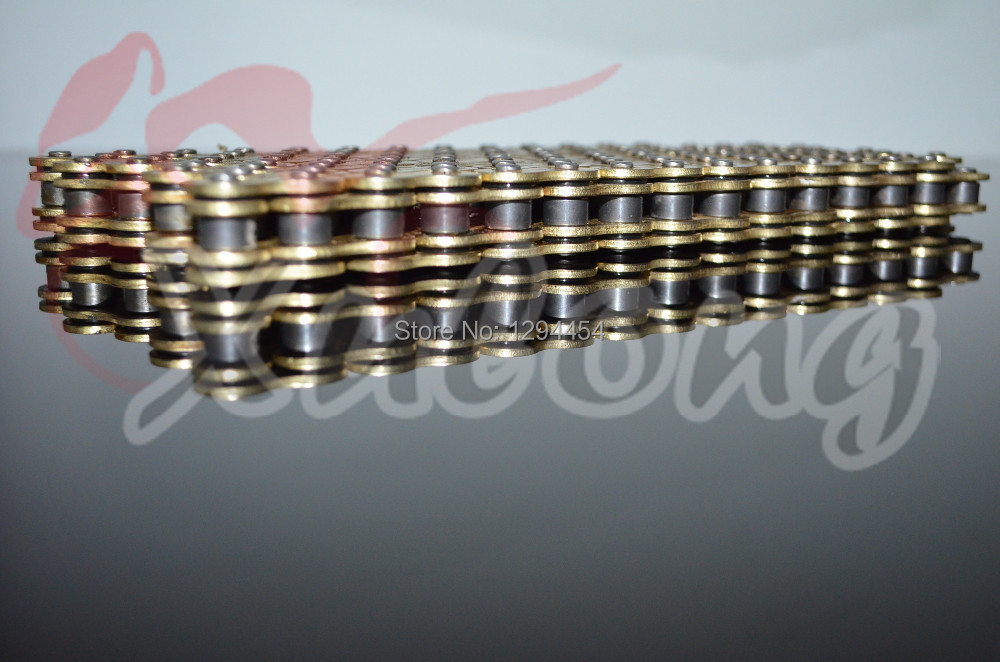 530* 120 Brand New UNIBear Motorcycle Drive Chain 530 Gold O-Ring Chain 120 Links For Triumph Sprint 955 ST Drive belts