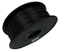 black color MakerBot/RepRap/UP/Mendel3d printer filament PLA/ABS 1.75mm/3mm 1kg plastic Rubber Consumables Material