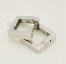 Fashion Square Hoop Earring Europe and America Rock Womem Jewelry High Quality Stainless Steel Hoop Earrings bijoux brincos