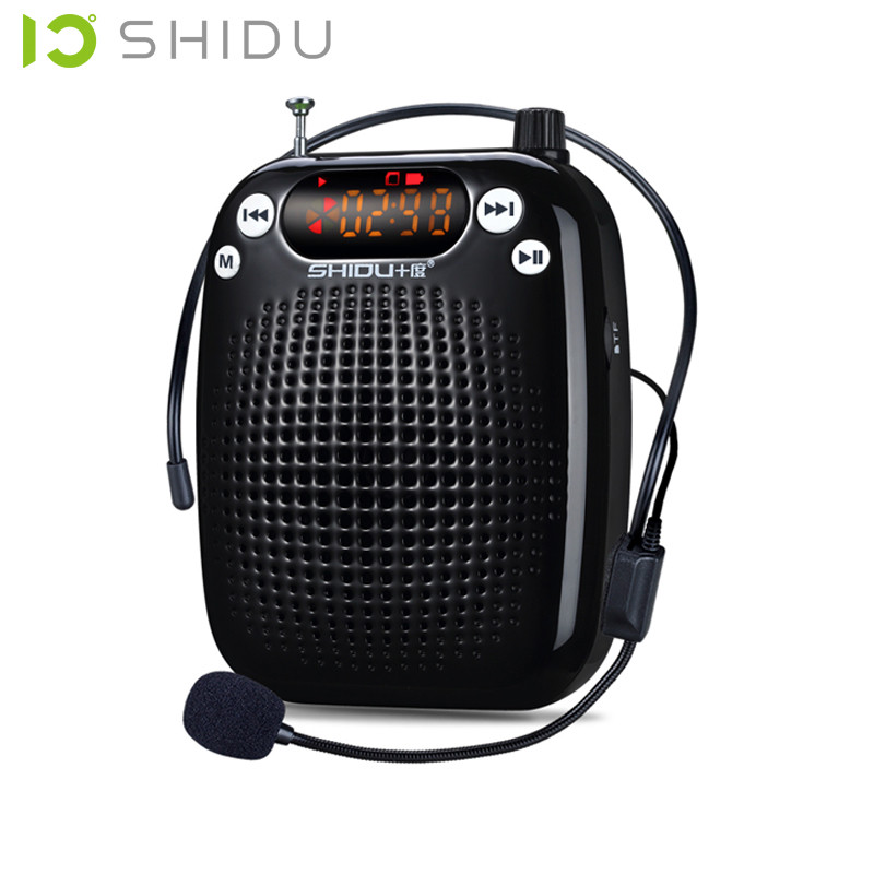 SHIDU S328 Teacher mini portable speaker microphone amplifier passive tour audio speakers megaphone radio speaker wireless FM SHIDU S328 Teacher mini portable speaker microphone amplifier passive tour audio speakers megaphone radio speaker wireless FM