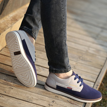 2015 Fall Men s shoes British fashion leather flats sneaker loafers shoes lace up 4 color