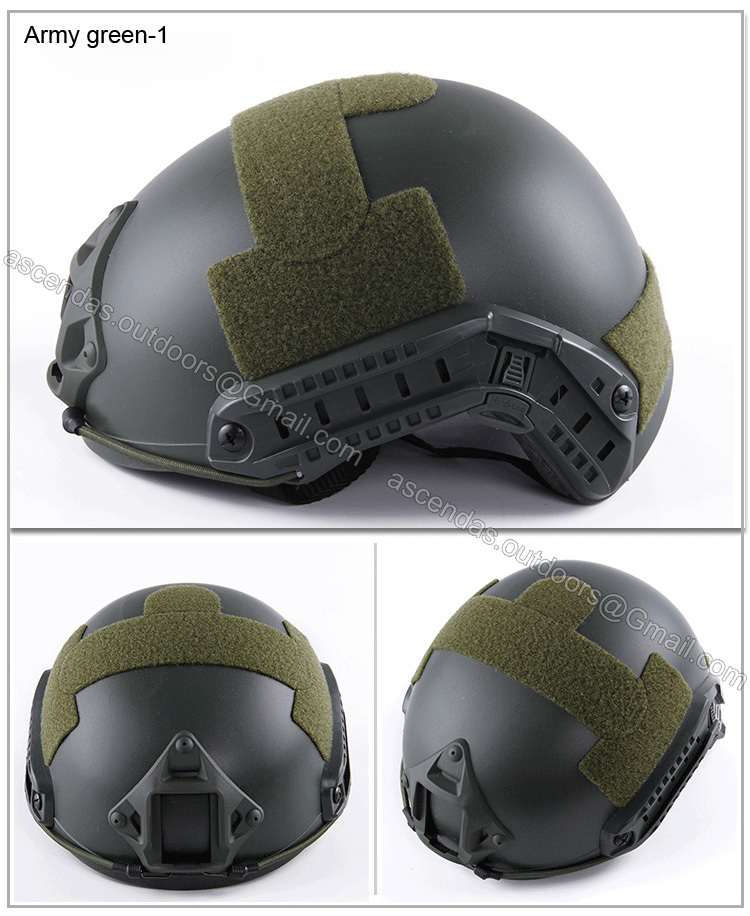 Tactical Fast Helmet High-strength ABS Plastic CS Military Helmet Moto Airsoft Paintball Tactical Helmet Army green Khaki Gray