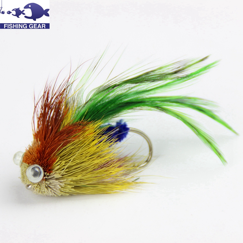 2016 Summer Fly Fishing Flies Feather Fish Hook Artificial Trout Bait