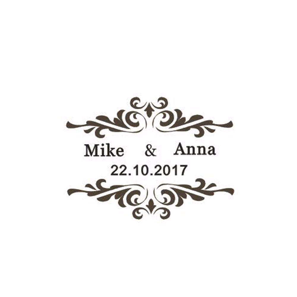 Wholesale Personalized Custom Wedding Stamps Invitation Card Seal