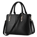 Trendy Casual Women Large Handbag Occident Style Fashion Causal Large Shoulder Bag Ladies Embossed Leather Crossbody
