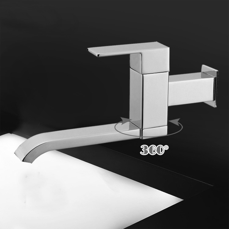 Free Shipping brass Sink Chrome Single Hole Faucet single cold in wall tap kitchen Faucet torneira bathroom banheiro SF560 Free Shipping brass Sink Chrome Single Hole Faucet single cold in wall tap kitchen Faucet torneira bathroom banheiro SF560