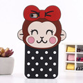 3D Cute Cartoon Soft Silicone Case For iphone 5 5s 6 6s 6plus lovely Wave Point