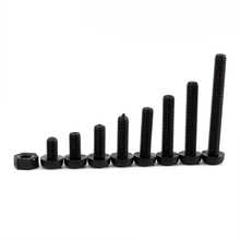 Hot Sale!!!160pcs M3 Nylon Black 3mm Screw And Nut Tool Assortment Kit Stand-off Set New Lowest Price