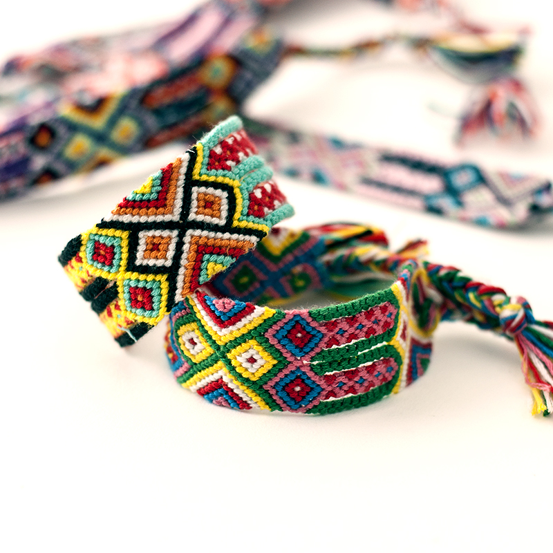 Free shipping Fashion jewelry handmade weave rope string CORTTON african woven bracelet friendship bracelets
