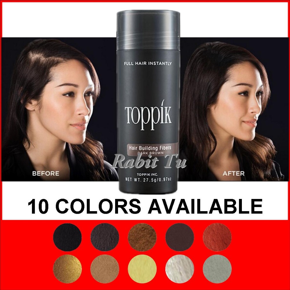 Toppik Black/Dark Brown/Med Brown 10 Colors Fast Hair Regrowth Products